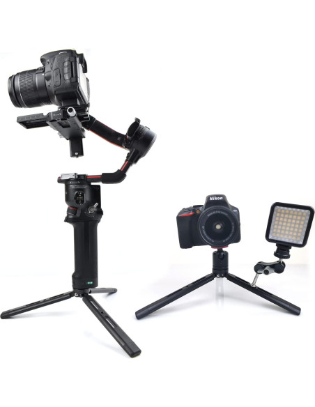 Trípode Mini de Aluminio EaxanPic para Gimbal y Cámara 0.18kg Trípode Mini de Aluminio EaxanPic para Gimbal y Cámara 0.18kg