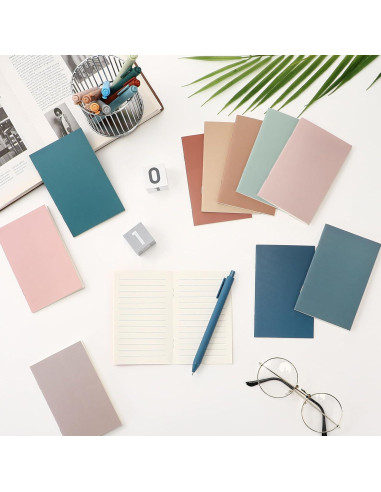 Set de 20 Mini Cuadernos y Bolígrafos Eaasty - Color Sanación