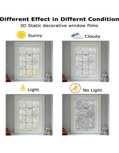 Película de Ventana LEMON CLOUD 3D 30x200 cm Anti-UV