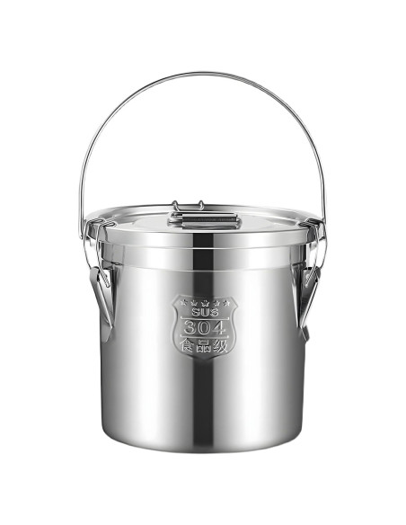 Canasta de Acero Inoxidable 6L Tircoiude con Tapa Hermética Canasta de Acero Inoxidable 6L Tircoiude con Tapa Hermética