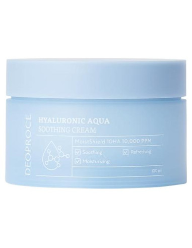 Crema Hidratante Calmante Deoproce 100ml Ácido Hialurónico