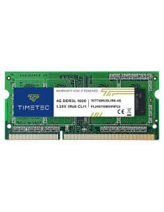 Memoria RAM Timetec 4GB DDR3L 1600MHz 204 Pin SODIMM
