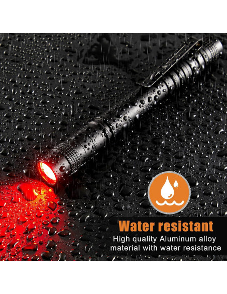 Linterna LED Roja Tuanse 4 Pcs para Observación Nocturna Linterna LED Roja Tuanse 4 Pcs para Observación Nocturna