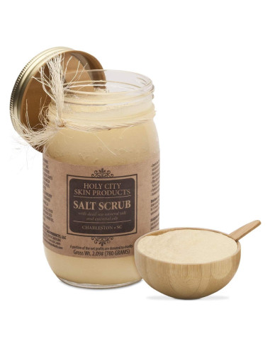 Exfoliante Corporal de Sal del Mar Muerto Holy City 473 ml Coco