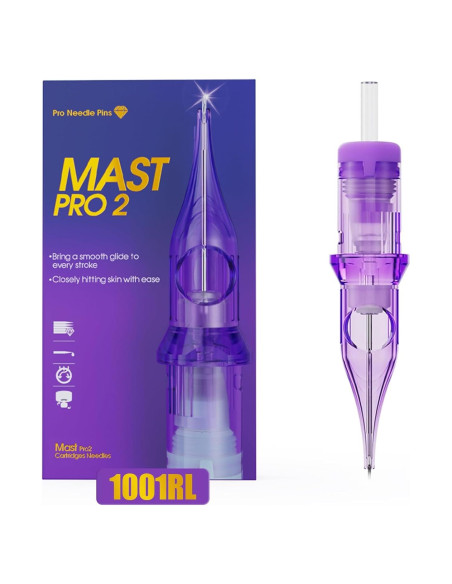 Cartuchos de Agujas de Tatuaje Mast Pro2 1001RL - 20 Unidades Cartuchos de Agujas de Tatuaje Mast Pro2 1001RL - 20 Unidades