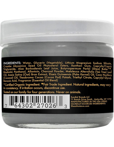 Hidratante Facial Gel Shea Moisture Jabón Negro 56.7 g