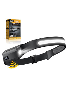 Linterna Frontal LED Recargable BIAT, 5 Modos, 230 de Haz
