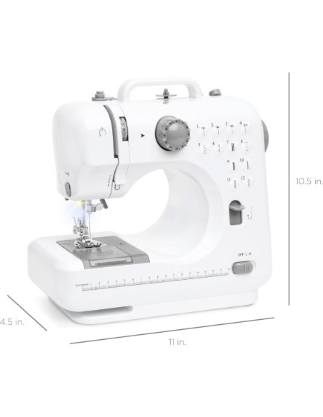 Máquina de Coser Compacta Mejor Opción 6V 12 Patrones 42 Piezas Máquina de Coser Compacta Mejor Opción 6V 12 Patrones 42 Piezas