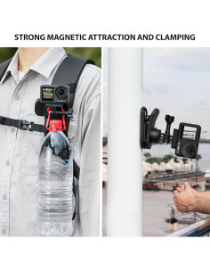 Soporte Clip de Mochila STARTRC para DJI Pocket 3 - Rotación 360 2