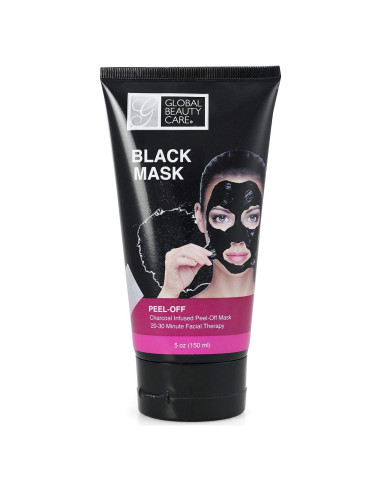 Máscara Peel-Off Negra Global Beauty Care 150 ml con Carbón