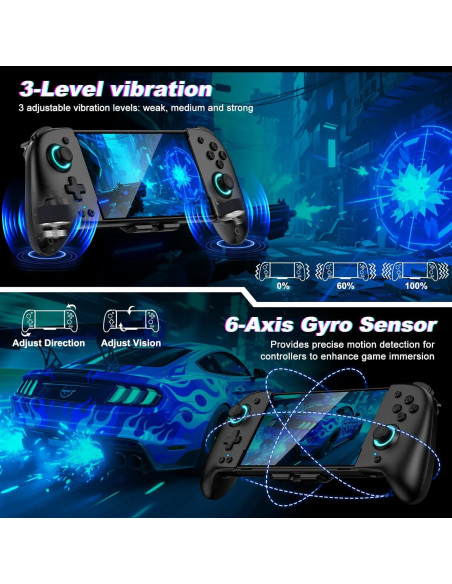 Controlador Inalámbrico Spican para Nintendo Switch Negro Controlador Inalámbrico Spican para Nintendo Switch Negro