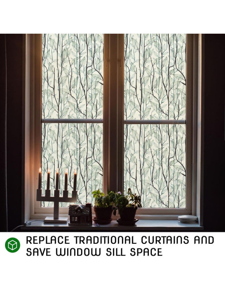 Película de Ventana DKTIE Privacidad 0.89m Verde Oscuro Película de Ventana DKTIE Privacidad 0.89m Verde Oscuro