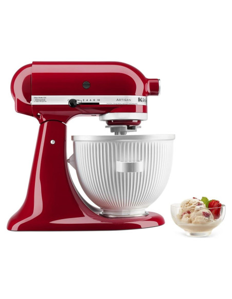 Accesorio para Hacer Helados KitchenAid KSMICM, 1.89L, Blanco Accesorio para Hacer Helados KitchenAid KSMICM, 1.89L, Blanco