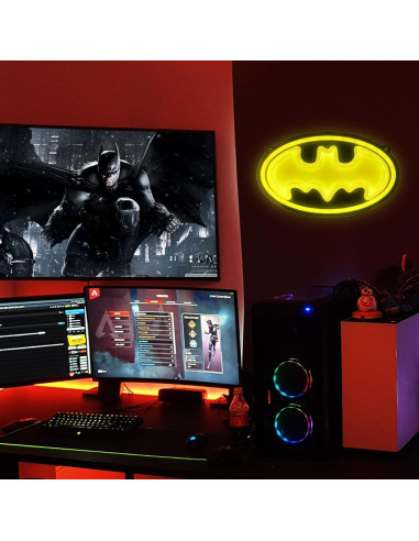 Luz de Neón Batman FRIFUN LED Decorativa 17.78x5.08cm