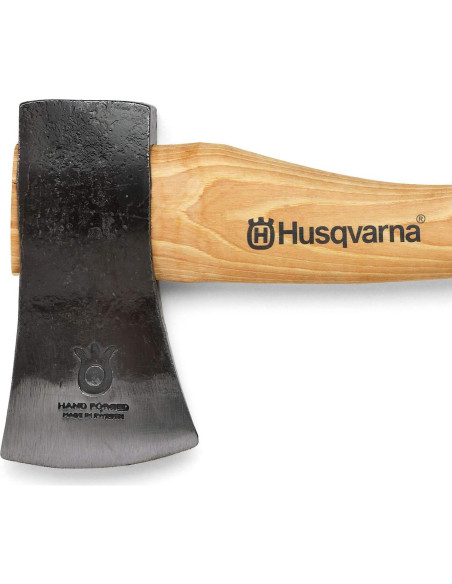 Hacha Pequeña Husqvarna con Funda de Cuero 33 cm Hacha Pequeña Husqvarna con Funda de Cuero 33 cm