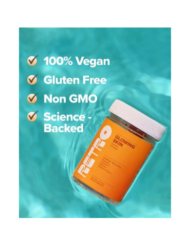 Gominolas Veganas O Positiv RETRO para Piel Radiante - 50 Unidades