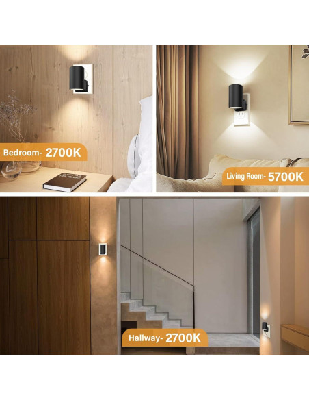 Luces Nocturnas LED NOVELUX 2700K con Sensor Dusk to Dawn Luces Nocturnas LED NOVELUX 2700K con Sensor Dusk to Dawn