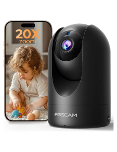 Cámara de Seguridad FOSCAM R4S 4MP WiFi con Visión Nocturna
