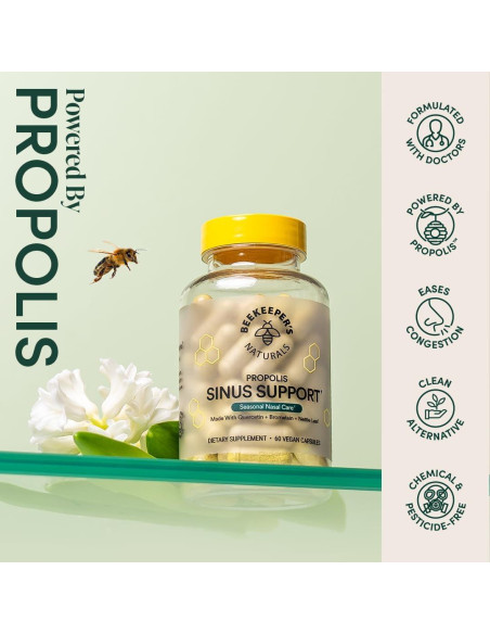 Suplemento Natural Beekeeper's Naturals para Senos 60 cápsulas