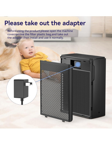 Purificador de Aire YARIKI P280 para Mascotas 139 m2 Filtro HEPA