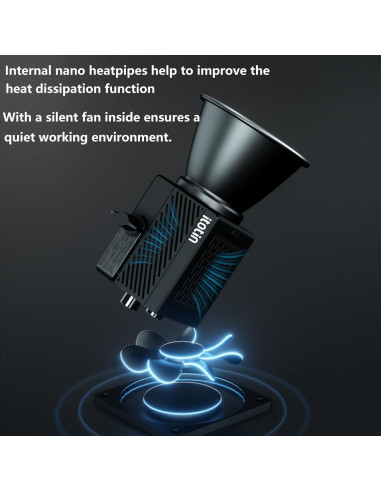 Luz LED Portátil Bi-Color 60W ITOTIN C60B-1 Control App