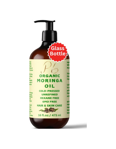 Aceite de Moringa Orgánico 473 ml Pomberries - Hidratante Piel y Cabello