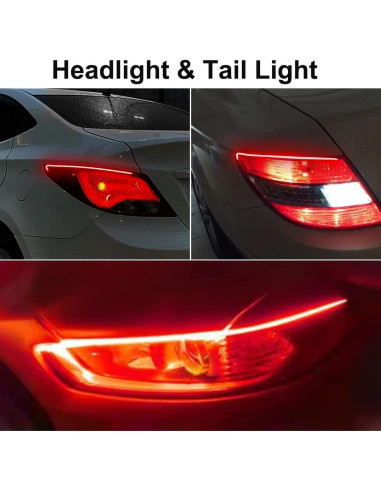 Tira LED Flexible TEKSHINNY 60.96 cm Doble Color Rojo Amarillo