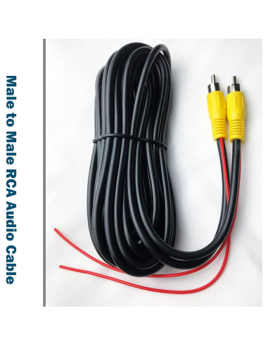 Cable de Video RCA Engrosado 6m Collyon para Cámara de Respaldo