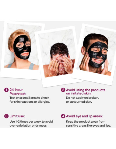 Paquete Cuidado Piel Carbón Activado Wonder Family - 14 Exfoliantes y 1 Máscara