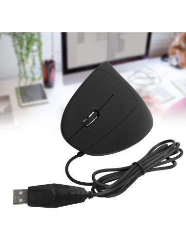 Ratón Vertical Ergonómico para Mano Izquierda Heayzoki 800/1200/1600DPI