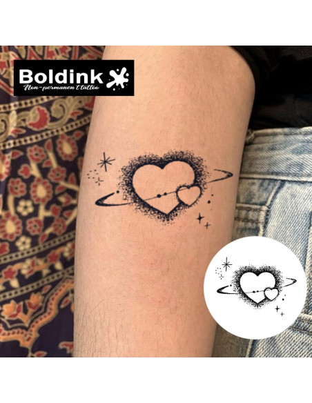 Tatuajes Temporales Boldink Halo de Amor - Impermeables 15 Días Tatuajes Temporales Boldink Halo de Amor - Impermeables 15 Días