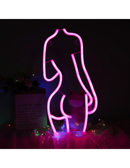 Luz de Neón LED ENUOLI Mujer Sexy Decorativa USB/Batería Luz de Neón LED ENUOLI Mujer Sexy Decorativa USB/Batería