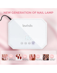 Lámpara UV LED Lavinda 54W con Cable - Secador de Uñas Profesional 2