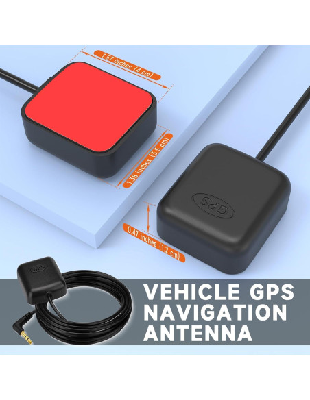Antena GPS Activa Impermeable GODPEE 3.5mm para Vehículo Antena GPS Activa Impermeable GODPEE 3.5mm para Vehículo