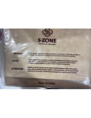 Bolsa de Ropa de Viaje S-ZONE 60L Duffle Colgante Negra