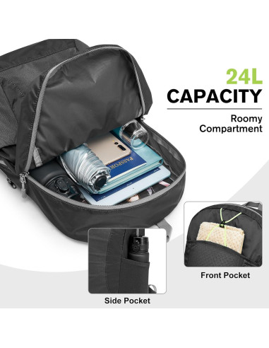 Mochila Plegable G4Free 24L Resistente al Agua para Senderismo