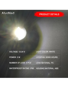 Lámparas LED traseras AlyoNed para Ford F-150 F-250 F-350 2