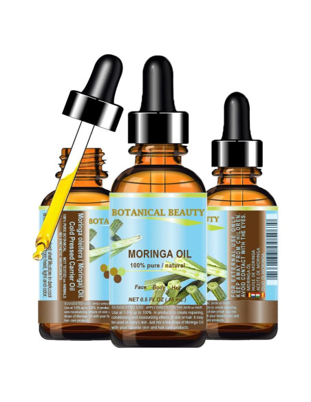 Aceite de Moringa 100% Puro Natural Chateau 15 ml Hidratante Aceite de Moringa 100% Puro Natural Chateau 15 ml Hidratante