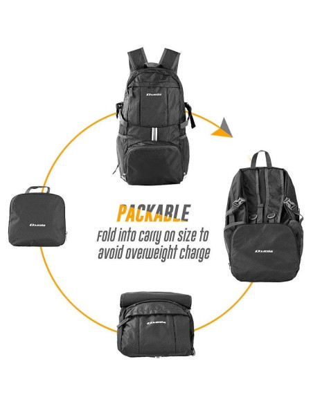 Mochila Plegable Impermeable Dveda 35L para Senderismo Mochila Plegable Impermeable Dveda 35L para Senderismo