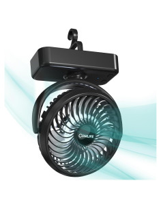 Ventilador de Camping COMLIFE F120 con Linterna LED 3 en 1