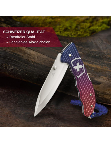 Cuchillo Suizo Victorinox Evoke Plegable 13.59cm Azul/Rojo Cuchillo Suizo Victorinox Evoke Plegable 13.59cm Azul/Rojo