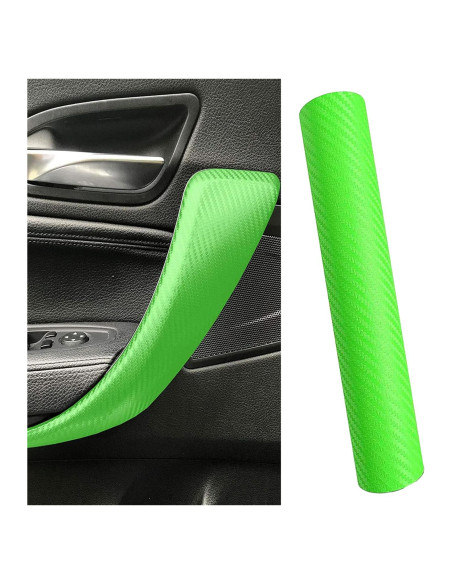Vinilo Adhesivo para Envolver Autos WenMei 3D Verde 127x30cm Vinilo Adhesivo para Envolver Autos WenMei 3D Verde 127x30cm