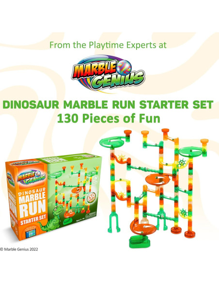 Juego de Canicas Marble Genius Dinosaurio - 130 Piezas Juego de Canicas Marble Genius Dinosaurio - 130 Piezas