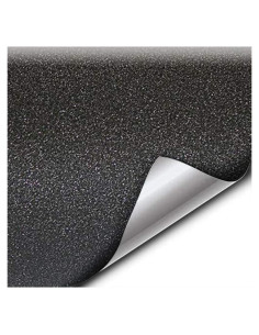 Vinilo Mate Negro VViViD 0.30m x 1.52m para DIY - Adhesivo Aire