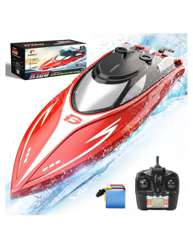 Barco RC DEERC H120 Alta Velocidad 32 km/h para Niños y Adultos