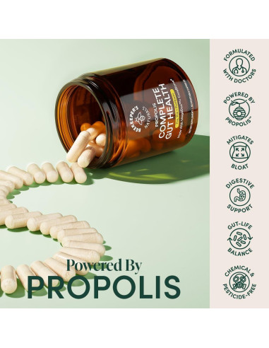Salud Digestiva Completa Beekeeper's Naturals 60 Cápsulas