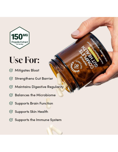 Salud Digestiva Completa Beekeeper's Naturals 60 Cápsulas