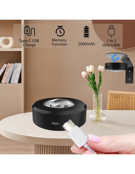 3 Luces de Imagen Inalámbricas VIGMOJ RGB con Control Remoto 3 Luces de Imagen Inalámbricas VIGMOJ RGB con Control Remoto