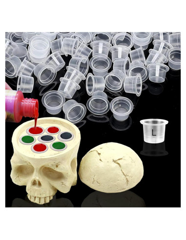 Soporte de Tinta para Tatuajes Anghie con 100 Tapas Grandes