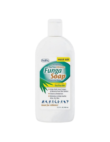 PediFix FungaSoap Jabón Antifúngico 400 ml - Aceite de Árbol de Té